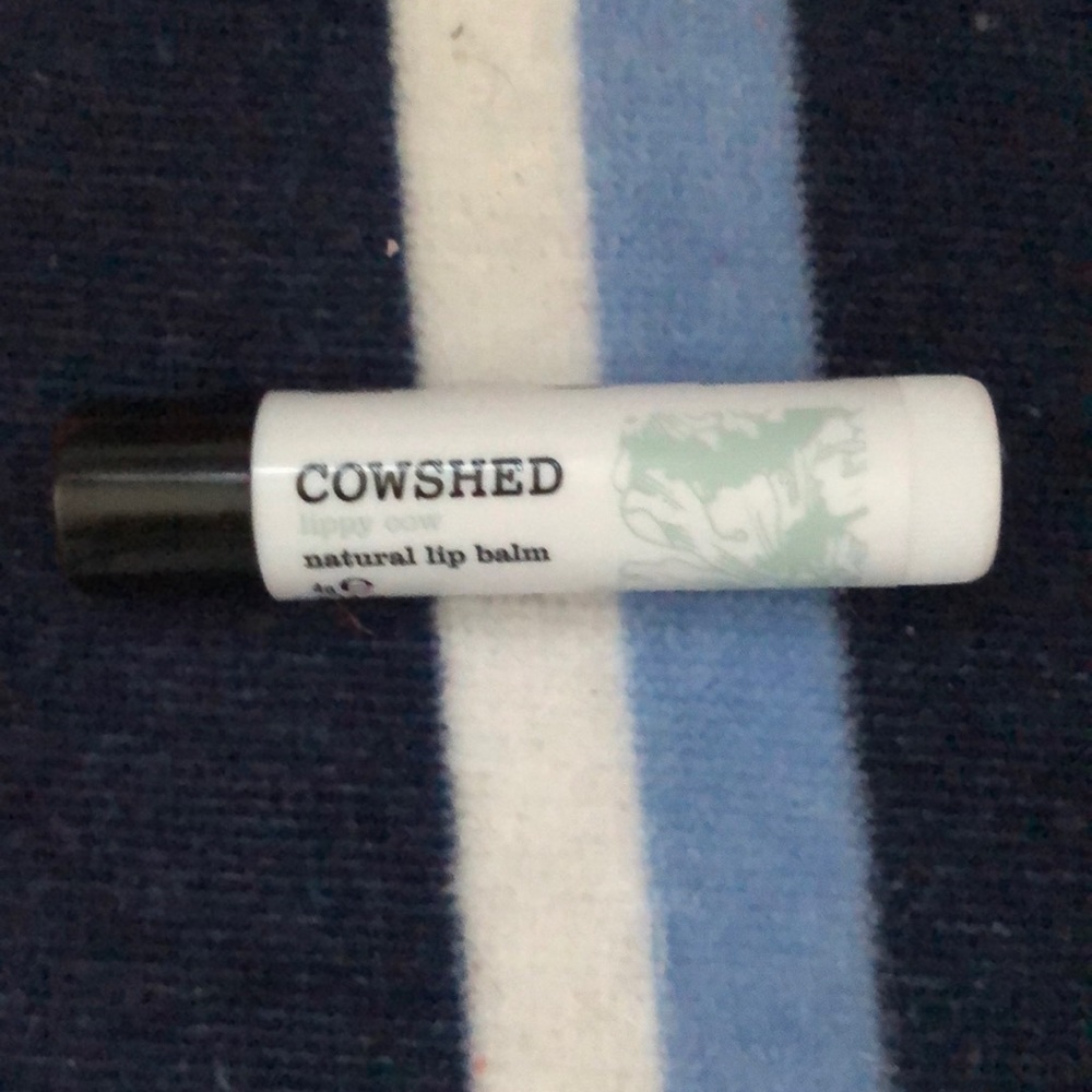 Natural Cowshed lip balm.